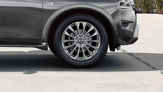 2023 Nissan Armada wheel and tire | Reiselman Nissan in Kansas City MO